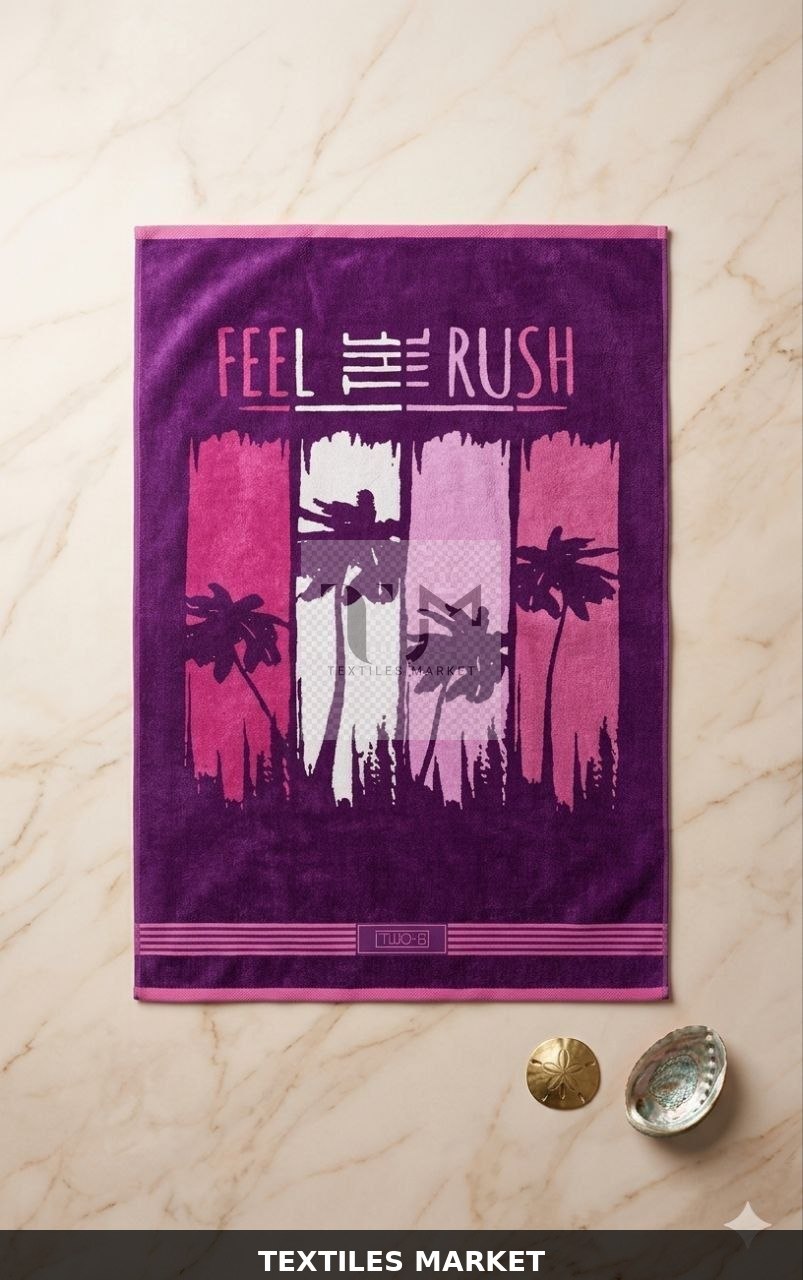 Serviette Plage Feel the Rush